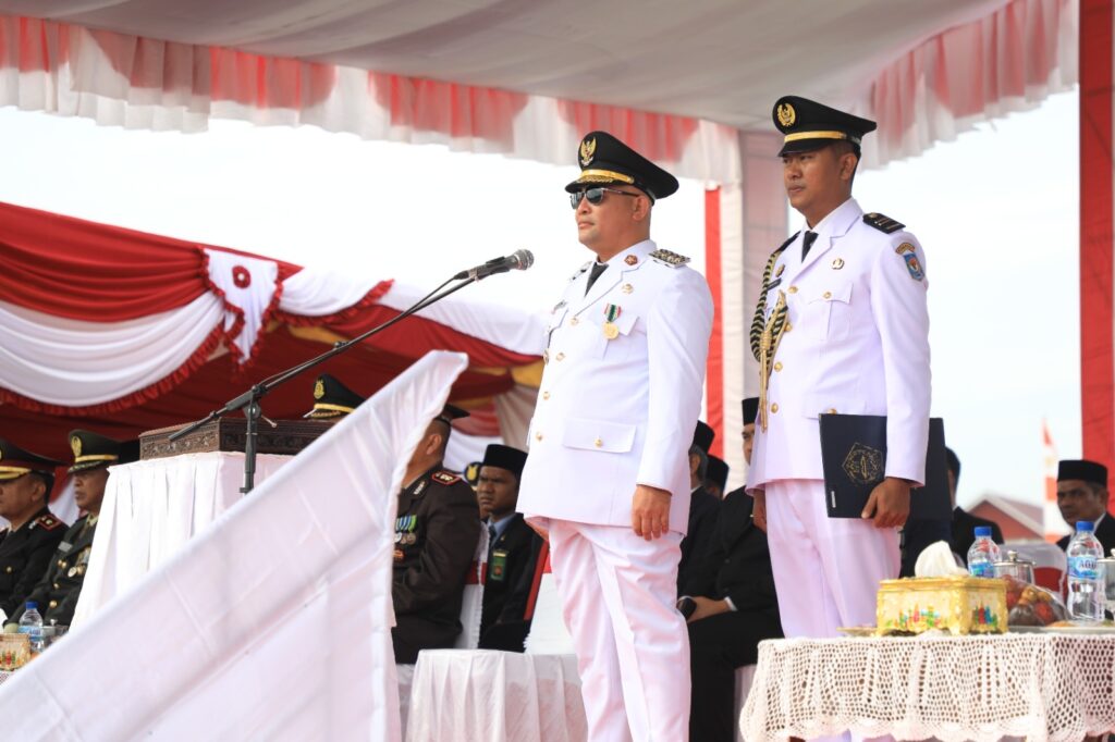 Hut RI, Aceh Utara, Ayahwa, Pengibaran Bendera Merah Putih