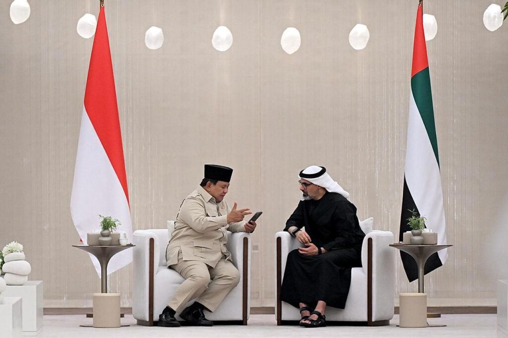 prabowo, MBZ, Abu Dhabi, Geopolitik