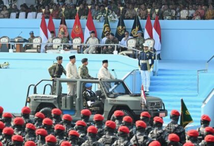 HUT TNI 80, Prabowo Subianto, TNI Profesional, Dirgahayu TNI, Alutsista Indonesia, Tentara Nasional Indonesia, Indonesia Tangguh, PosIndependent