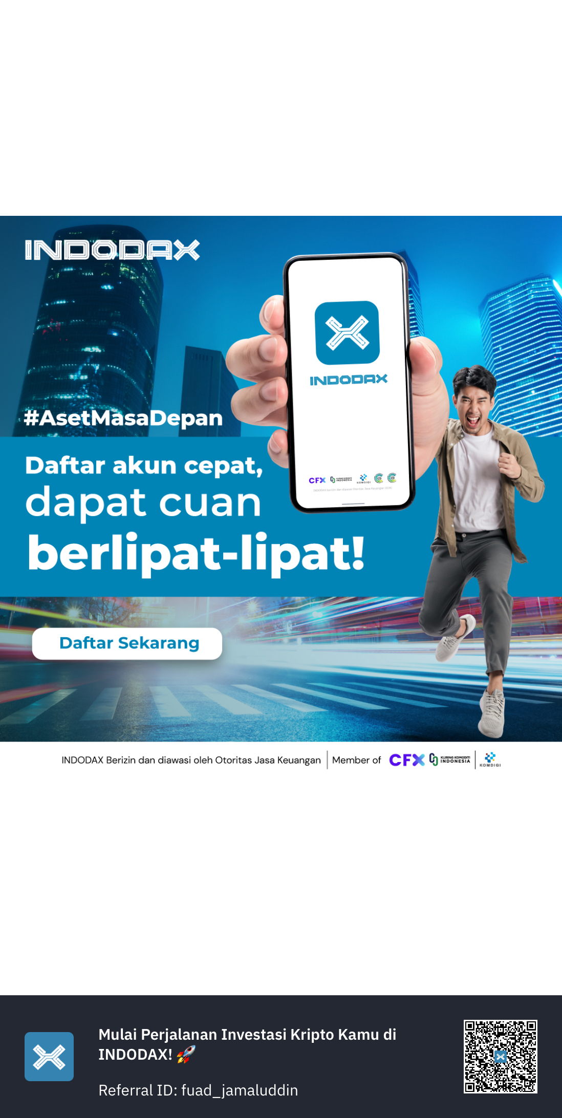 Indodax, Trading Kripto, Promo Indodax, GORDI HQ, Bitcoin Indonesia, Crypto Exchange, PosIndependent