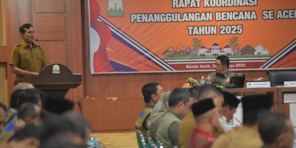 Wagub Aceh, Fadhlullah, BNPB, penanggulangan bencana Aceh, mitigasi bencana, Early Warning System, bantuan BNPB, MoU Helsinki, Banda Aceh