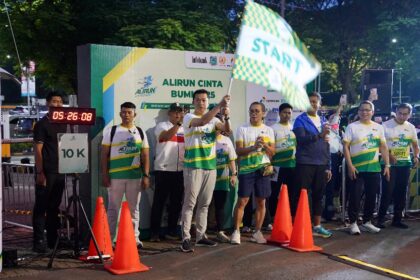 AliRun Cinta Bumi, Wamenpora Taufik Hidayat, Kemenpora, Infobank Media Group, Tangerang Selatan, Bintaro Jaya Exchange, Fun Run, olahraga ramah lingkungan, gaya hidup sehat, pelestarian bumi