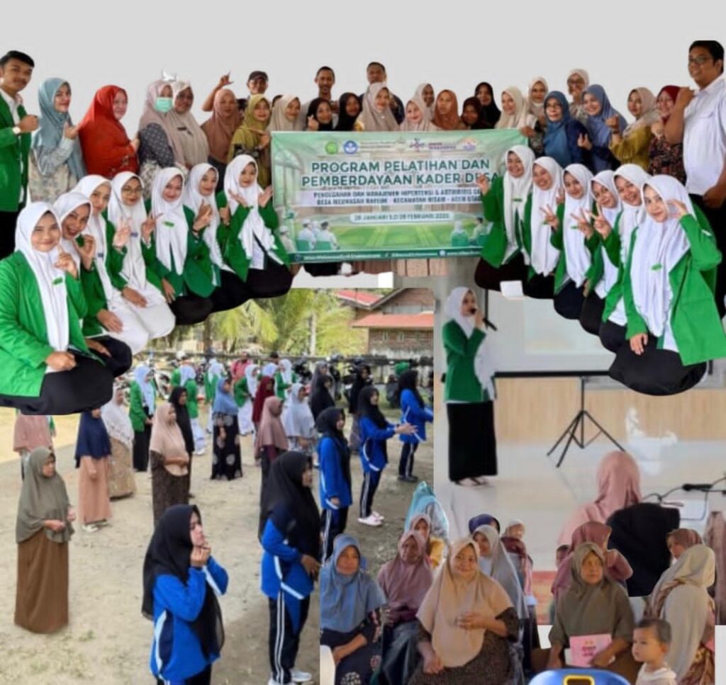 Posyandu Lansia Plus, STIKes Muhammadiyah, Lhokseumawe, hipertensi, asam urat, kesehatan lansia