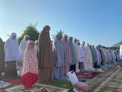 idul fitri, muhammadiah, Masjid Jamik Al-Izzah
