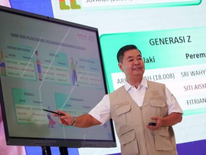 Dirjen Dukcapil Teguh Setyabudi memaparkan data kependudukan nasional 2025 tentang tren nama populer dan penduduk tertua Indonesia