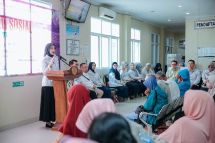 bakti sosial Ramadan YKI Lampung, Jihan Nurlela pasien kanker, RSUD Abdul Moeloek, YKI Lampung 2026, bantuan pasien kanker Lampung, berita kesehatan Lampung, Wagub Lampung 2026