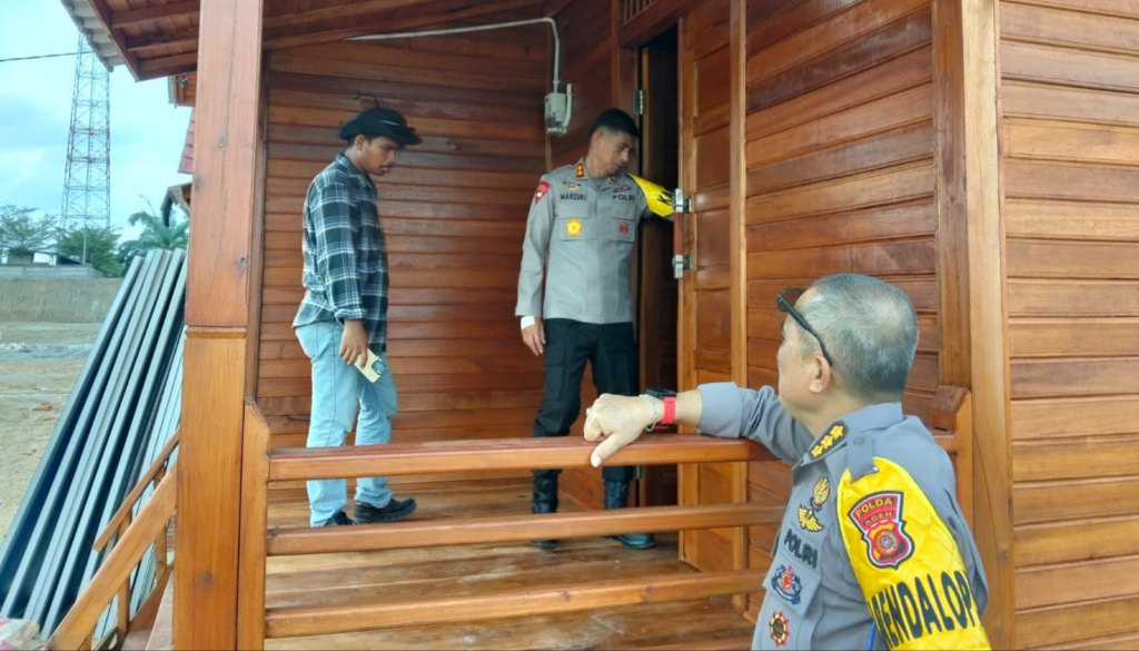 Kapolda Aceh meninjau pembangunan hunian tetap Polri di Aceh Tamiang 2026