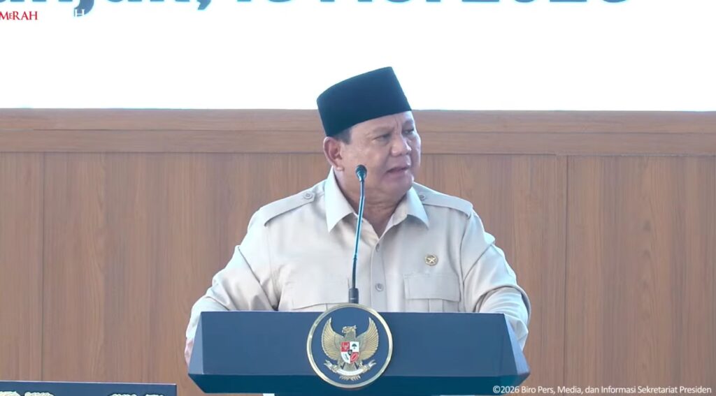 Presiden Prabowo Subianto meresmikan Koperasi Merah Putih di Nganjuk target 30.000 koperasi desa Agustus 2026