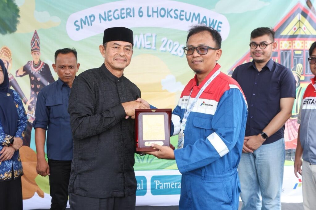 PHE NSO menggelar pelatihan pengelolaan limbah dan bank sampah bagi siswa SMPN 6 Lhokseumawe