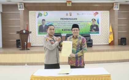Uin, Kapolres Lhokseumawe dan Rektor UIN SUNA teken MoU pelayanan publik dan kesadaran hukum di Lhokseumawe