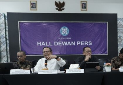 Dewan Pers menggelar forum pembahasan perlindungan karya jurnalistik dalam RUU Hak Cipta di Jakarta
