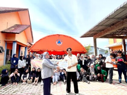 Himpunan Mahasiswa Psikologi (HIMAPSI) Unimal bersama Mahasiswa Psikologi Angkatan 2023 sukses menyelenggarakan kegiatan Community Development bertajuk "SIGAP 2026". Lhokseumawe, 05 Juli 2026. Foto: Dok Himapsi