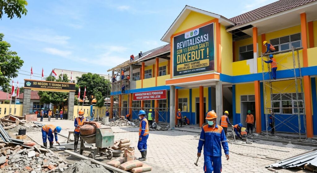 Pihak sekolah optimistis para siswa segera dapat menempati ruang belajar yang lebih layak, aman, dan nyaman untuk mendukung kegiatan belajar mengajar. Kamis (23/7/2026). Foto: Dok Ist