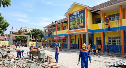Pihak sekolah optimistis para siswa segera dapat menempati ruang belajar yang lebih layak, aman, dan nyaman untuk mendukung kegiatan belajar mengajar. Kamis (23/7/2026). Foto: Dok Ist