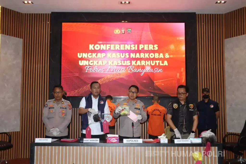 Polres Musi Banyuasin ungkap tiga kasus karhutla dan amankan tiga tersangka