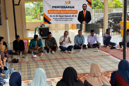 Muhammad Nasir Djamil menyerap aspirasi warga Lhokseumawe saat reses DPR RI