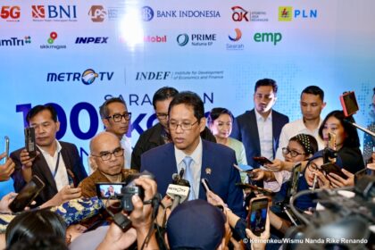 Menteri Keuangan Purbaya Yudhi Sadewa menyampaikan penerimaan pajak tumbuh hampir 30 persen hingga Juli 2026 di Jakarta