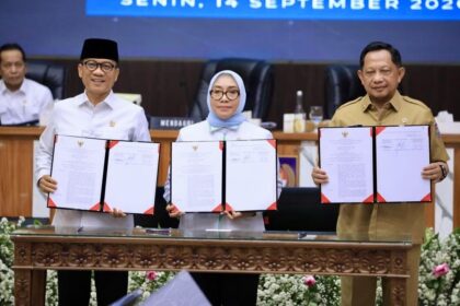 Tiga menteri meneken SKB Ruang Bersama Indonesia di Jakarta
